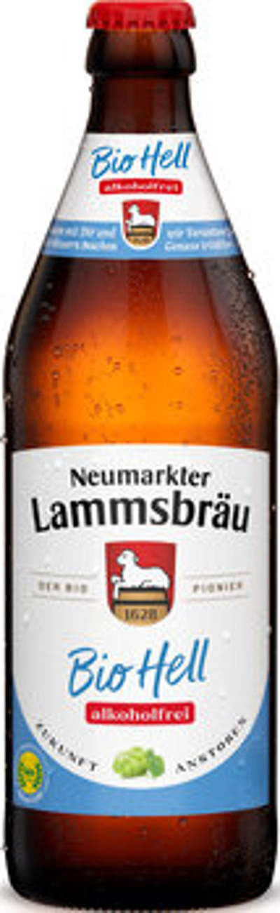 Produktfoto zu Lammsbräu Hell alkoholfrei
