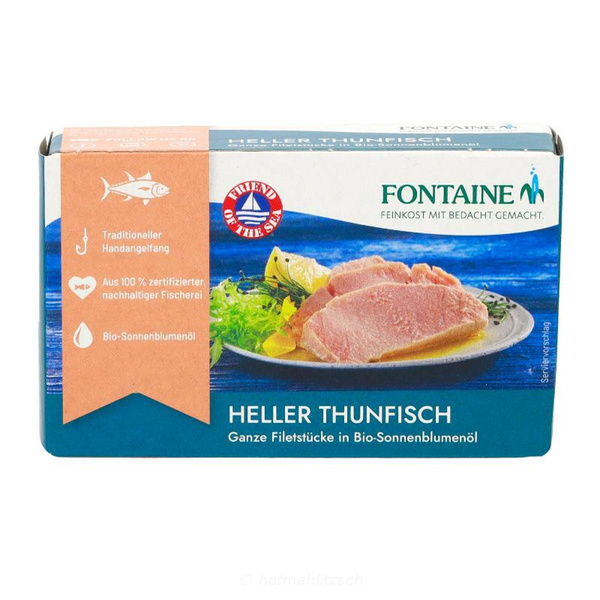 Produktfoto zu Heller Thunfisch in Sonnenblumenöl