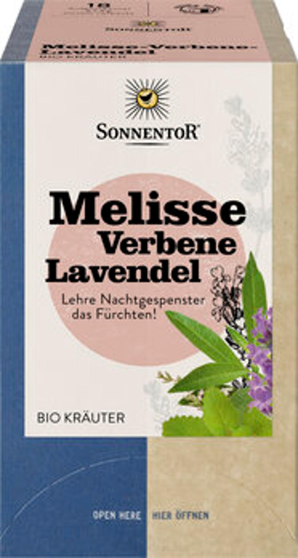 Produktfoto zu Tee Melisse Verbene Lavendel Teebeutel