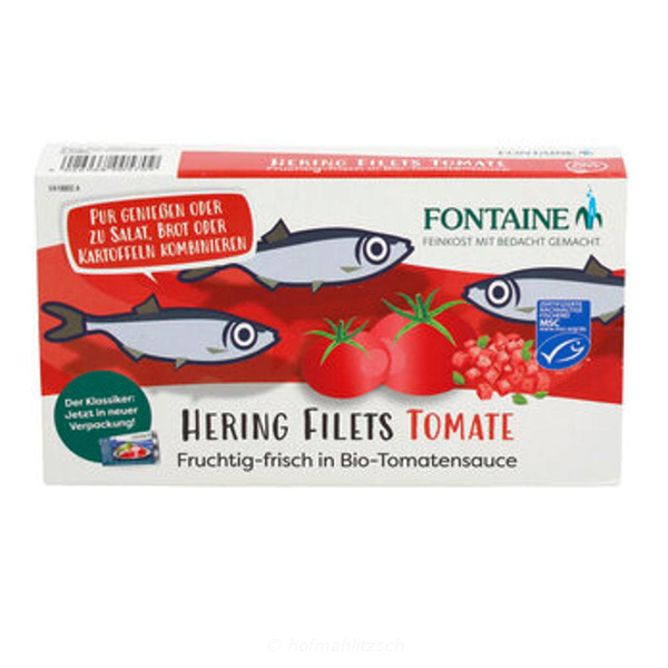 Produktfoto zu Heringsfilets in Tomatencreme