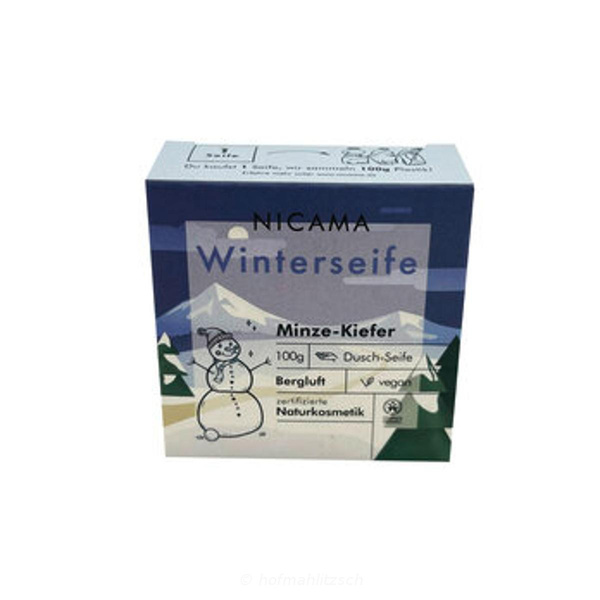 Produktfoto zu Winterseife Minze-Kiefer