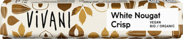 Produktfoto zu White Nougat Crisp Riegel mit Reisdrink