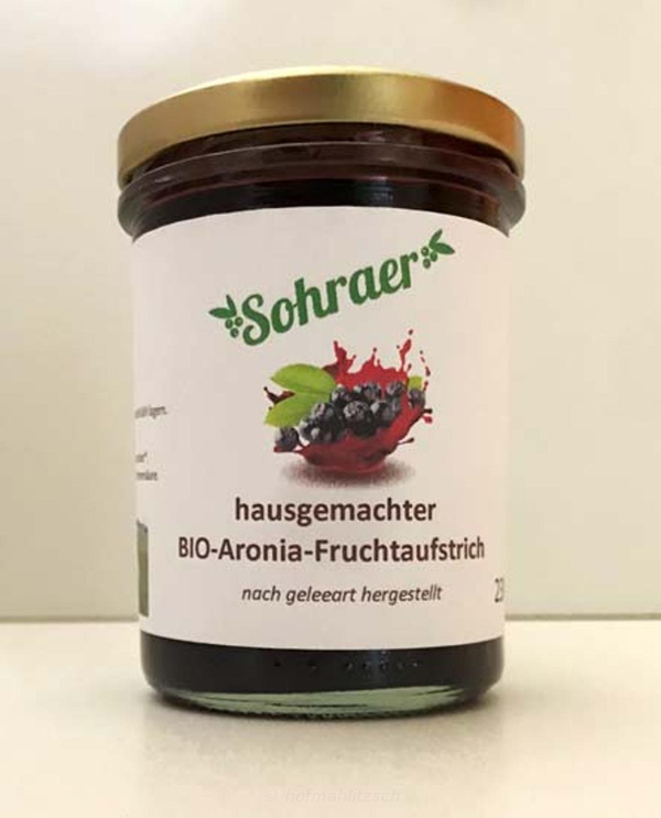Produktfoto zu Aronia-Fruchtsaftaufstrich