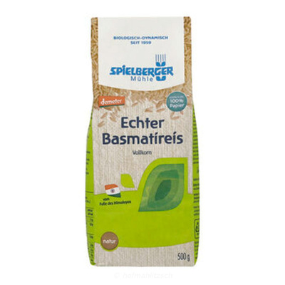 Produktfoto zu Echter Basmatireis Vollkorn