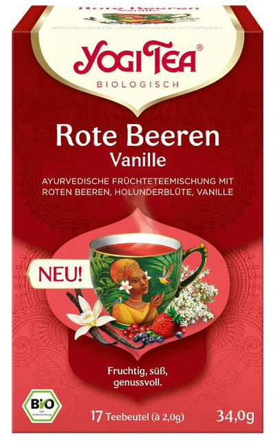 Produktfoto zu Yogi Tee Rote Beeren Vanille