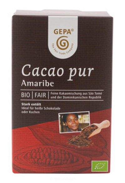 Produktfoto zu Kakao Amaribe Bio, stark entölt