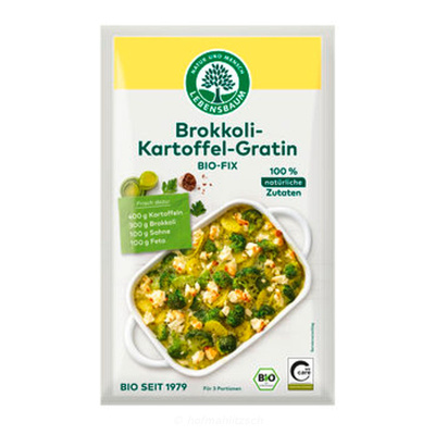 Produktfoto zu Brokkoli Kartoffel Gratin - Bio-Fix