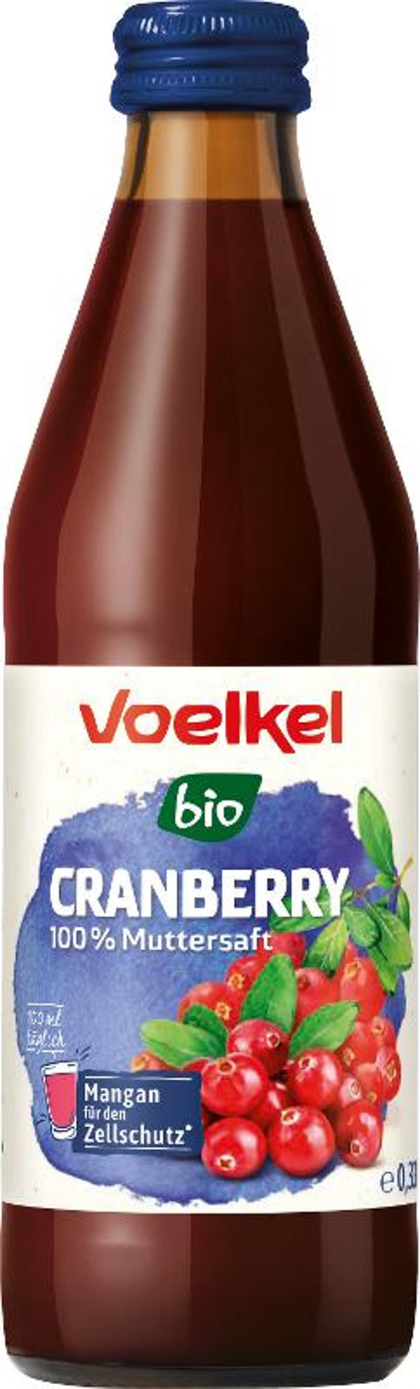 Produktfoto zu Cranberry Pur Muttersaft
