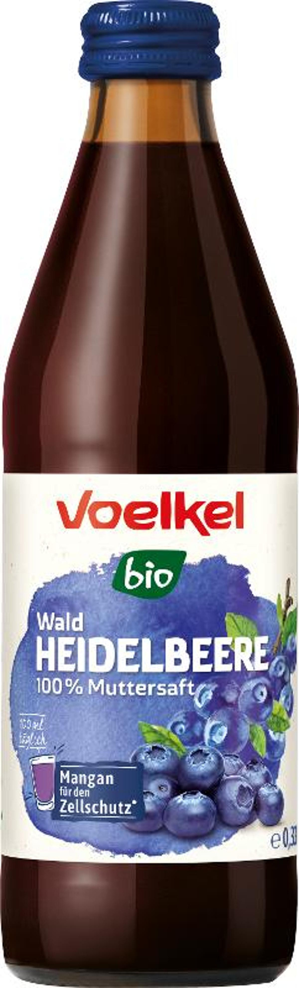 Produktfoto zu Waldheidelbeere Pur Muttersaft