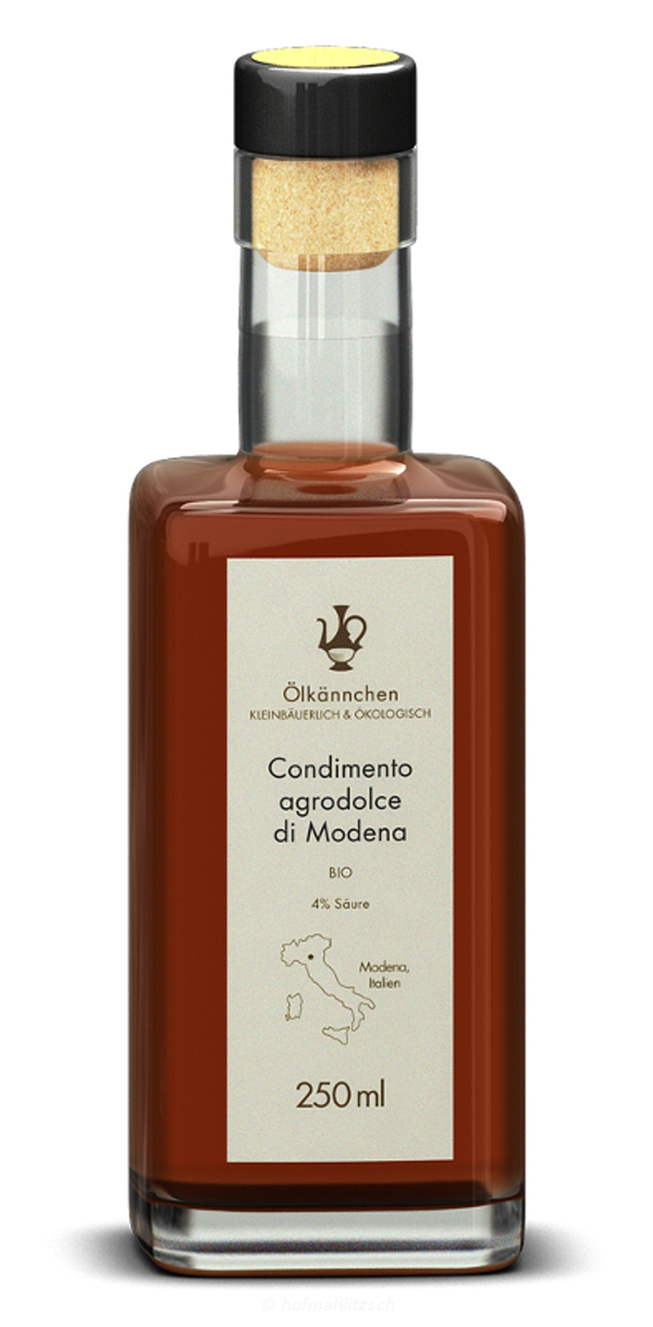 Produktfoto zu Acetaia Cazzola & Fiorini Condimento agrodolce Rosé - feiner Essig aus Montepulciano Trauben