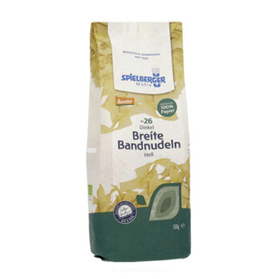 Produktfoto zu Dinkel-Bandnudeln gewalzt