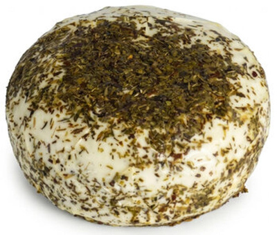 Produktfoto zu Ziegenkäse in Kräuterhülle - ausgeprägtes Kräuteraroma