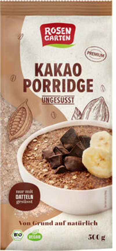 Produktfoto zu Kakao-Porridge ungesüßt