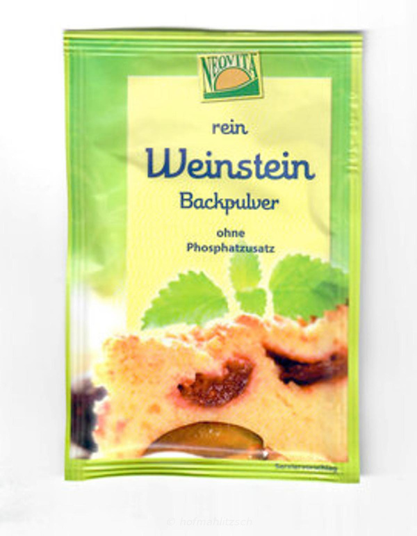 Produktfoto zu Weinstein Backpulver im Beutel