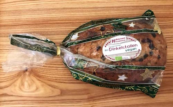 Produktfoto zu Dinkelstollen vegan