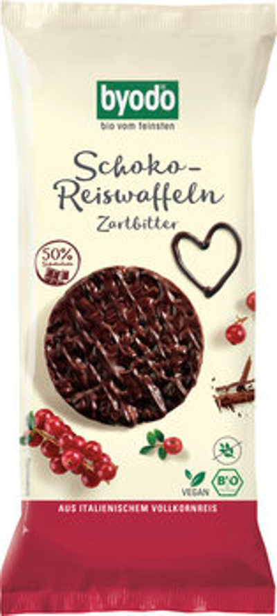 Produktfoto zu Schoko-Reiswaffeln Zartbitter