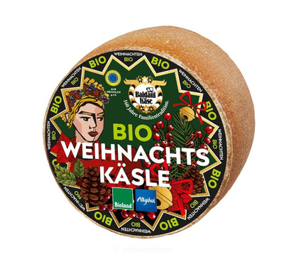 Produktfoto zu Weihnachtskäsle - 900g Mini-Laib - das perfekte Geschenk für Käseliebhaber