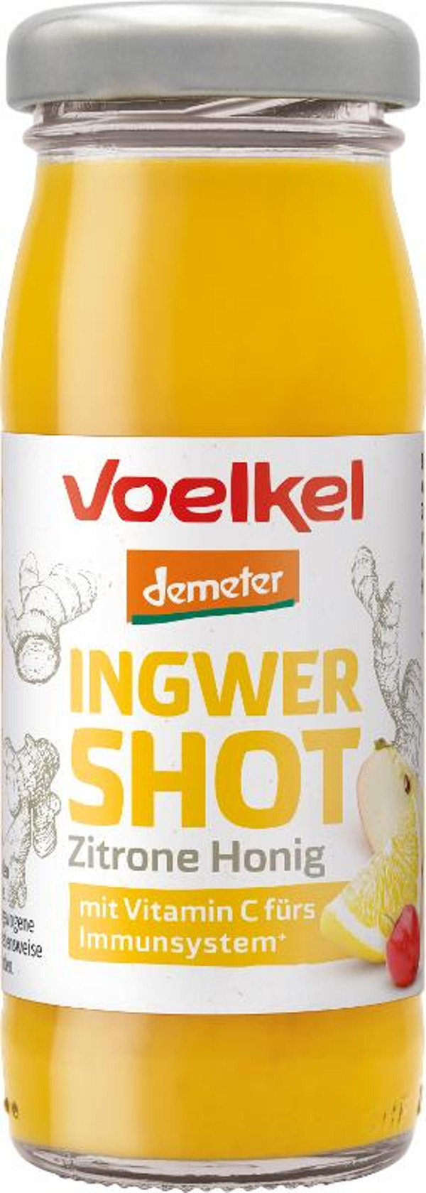 Produktfoto zu Shot Ingwer & Zitrone-Honig