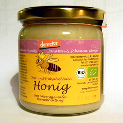 Produktfoto zu Obst- und Frühjahrsblütenhonig