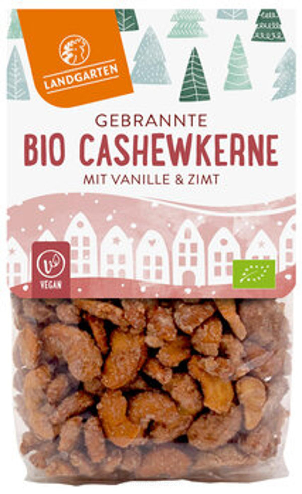 Produktfoto zu Gebrannte Cashewkerne mit Vanille und Zimt