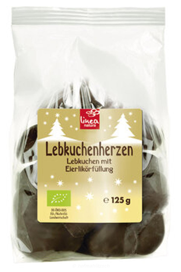 Produktfoto zu Lebkuchenherzen ZB Eierlikörfüllung