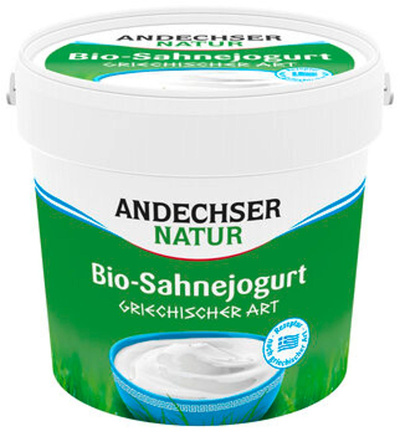 Produktfoto zu Sahnejoghurt griechische Art 1kg Eimer