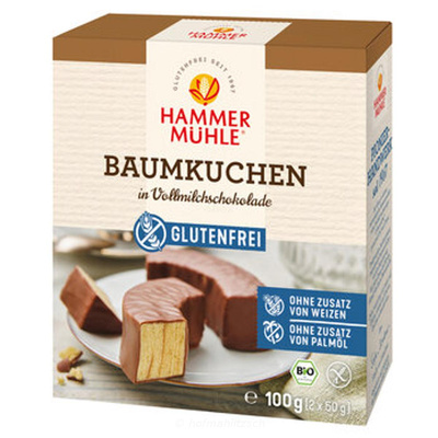 Produktfoto zu Vollmilch Baumkuchenringe, 2 St. glutenfrei - Sonderpreis Haltbarkeit bis 12.7.