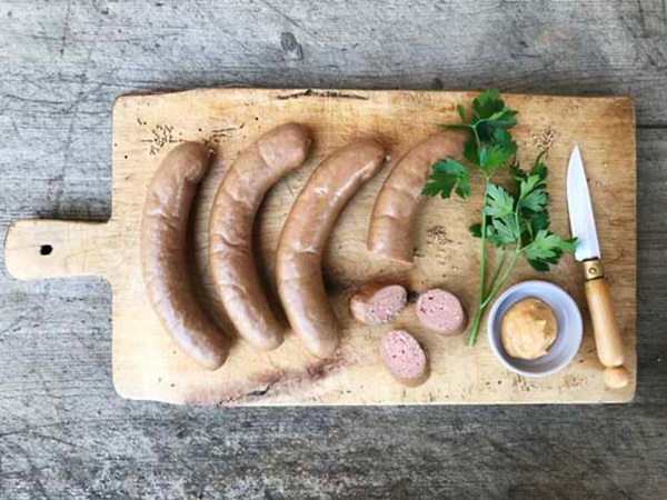 Produktfoto zu Bockwurst 100% Rind, 4 Stück im Pack