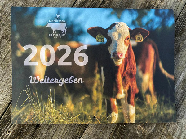 Produktfoto zu Mahlitzscher Kalender 2026 - Unser Geschenk für Sie!