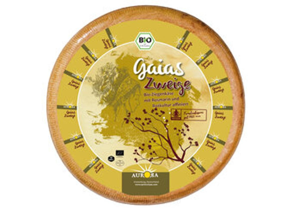 Produktfoto zu Gaias Zweige - warm-würziger Ziegenkäse
