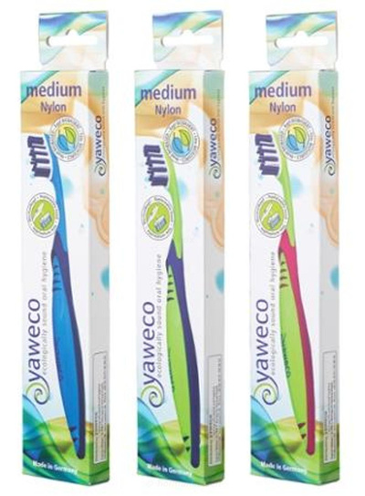 Produktfoto zu Yaweco Wechselkopf-Zahnbürste medium