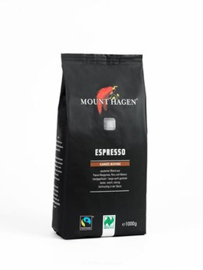Produktfoto zu Mount Hagen Espresso ganze Bohne