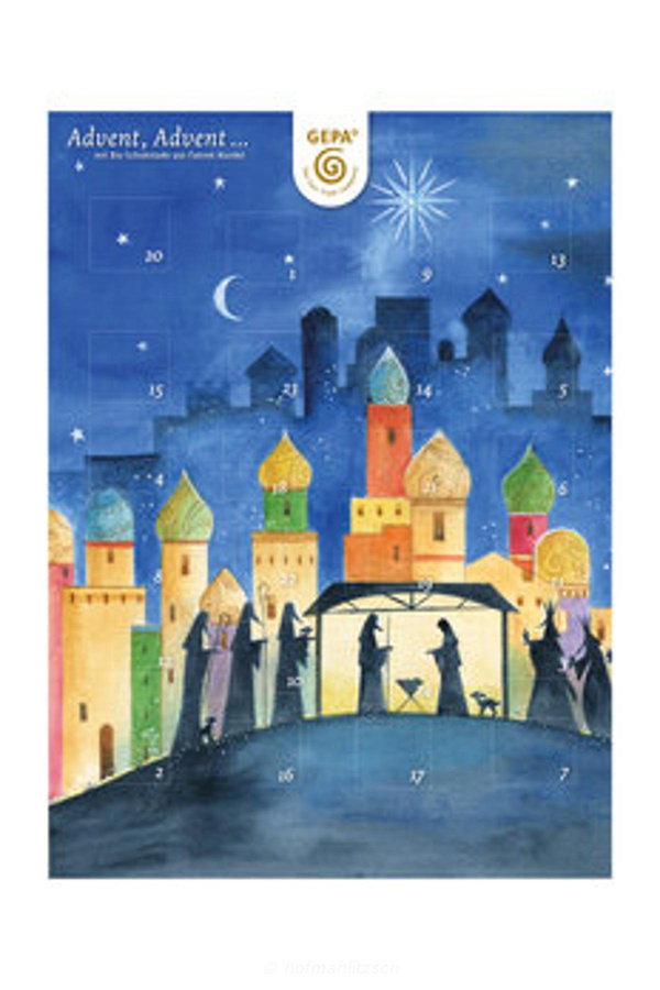 Produktfoto zu Schokoladen-Adventskalender von GEPA