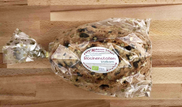 Produktfoto zu Rosinenstollen Vollkorn