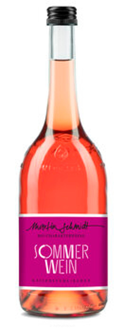 Produktfoto zu Sommerwein rose - Mehrwegflasche