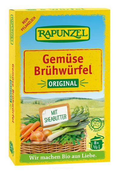 Produktfoto zu Gemüse-Brühwürfel Original, mit Bio-Hefe