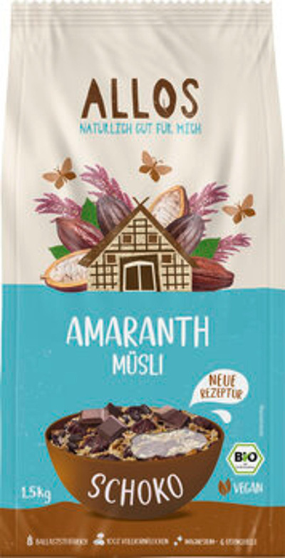 Produktfoto zu Amaranth Schoko Müsli