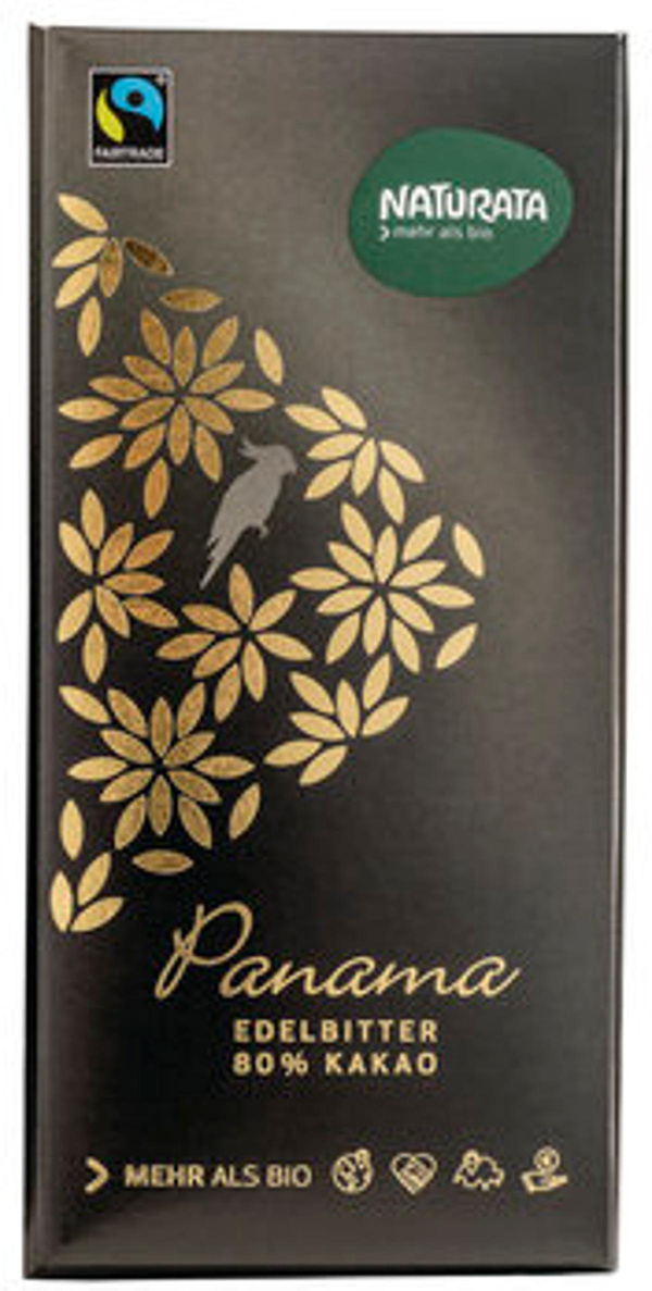 Produktfoto zu Edelbitter Schokolade Panama 80%