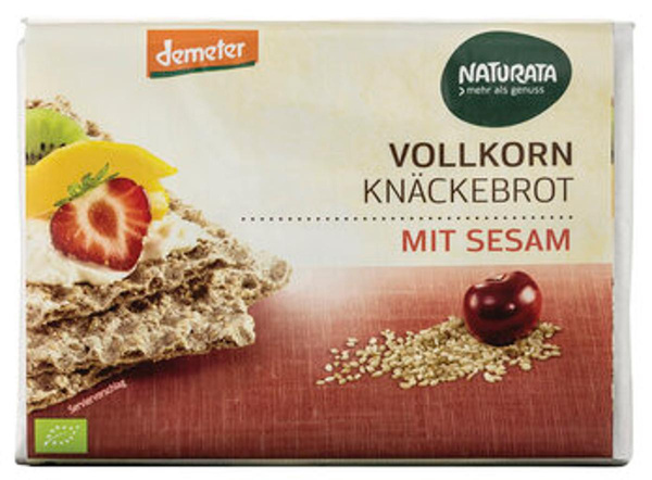Produktfoto zu Sesam-Vollkorn-Knäckebrot