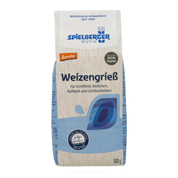 Produktfoto zu Weizengrieß aus Deutschland