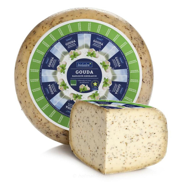Produktfoto zu b*Gouda Basilikum Knoblauch