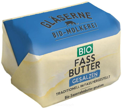 Produktfoto zu Fassbutter Sauerrahm gesalzen