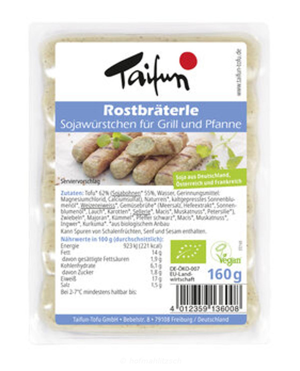 Produktfoto zu Tofu-Rostbräterle