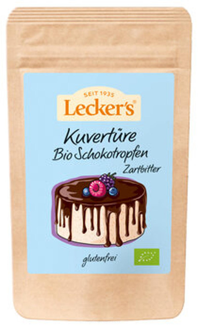 Produktfoto zu Kuvertüre Tropfen Zartbitter Schokolade