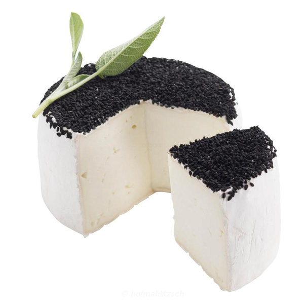 Produktfoto zu Ziegenbrie mit Schwarzkümmel