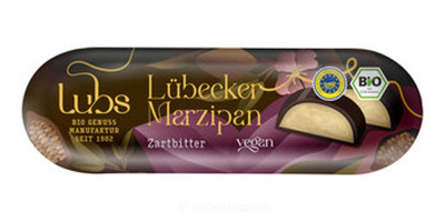 Produktfoto zu Marzipanbrot Zartbitter vegan
