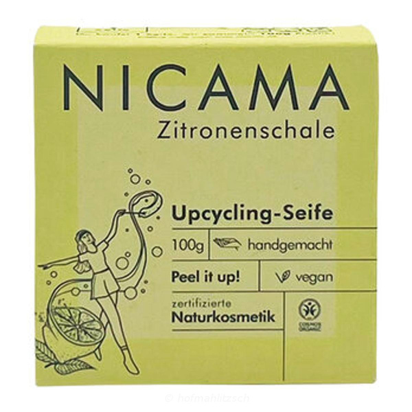 Produktfoto zu Peeling-Seife Zitronenschale - Upcycling Seife