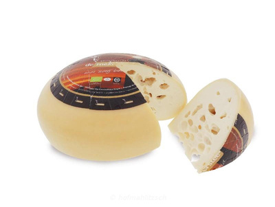 Produktfoto zu Mèkkertaler, Großlochkäse aus Ziegenmilch