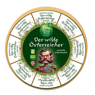 Produktfoto zu Wilder Österreicher - würziger & zartschmelzender Schnittkäse