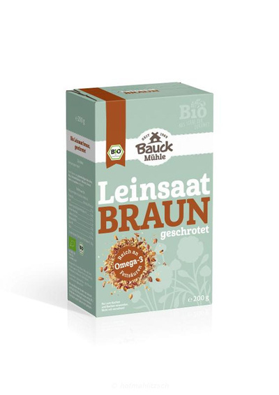 Produktfoto zu Leinsaat geschrotet